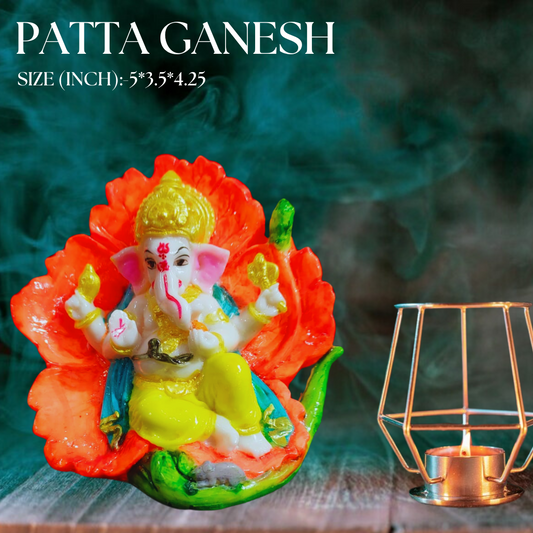 Resin Patta Ganesh - Elegant Table Decor