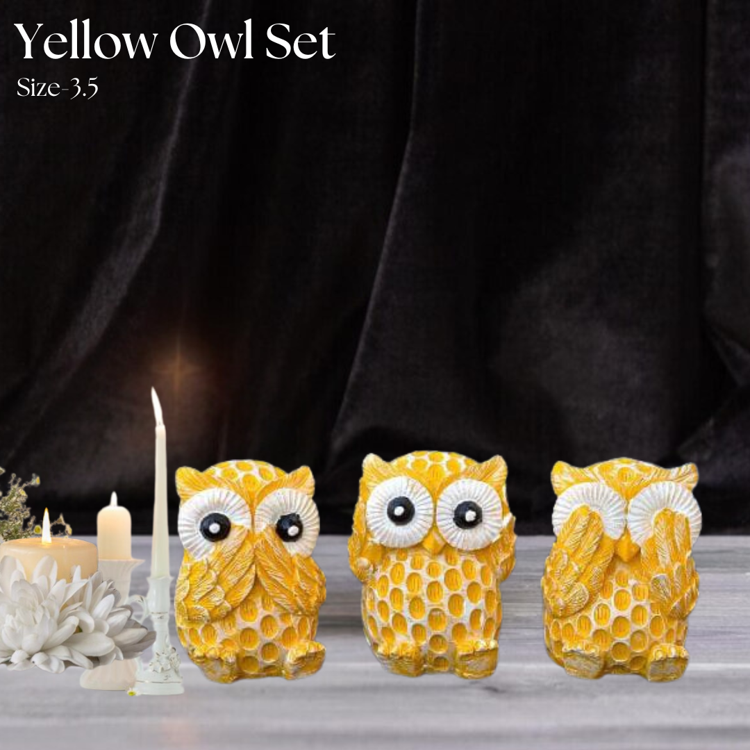 Yellow Owl Set