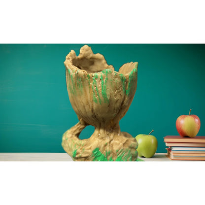 Groot Standing Figure Planter - Multipurpose Table Décor for Indoor Plants/Pen Holder